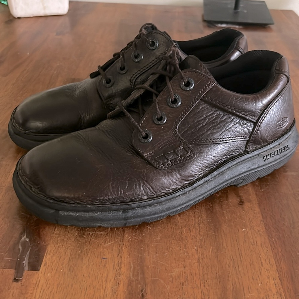 Vintage Skechers Comfort Construction Oxford Leather Style# SN4042 Dress Shoes